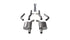 Corsa XTREME SOUND LEVEL CAT-BACK NO TIPS 17+ DODGE CHARGER / CHRYSLER 300 5.7